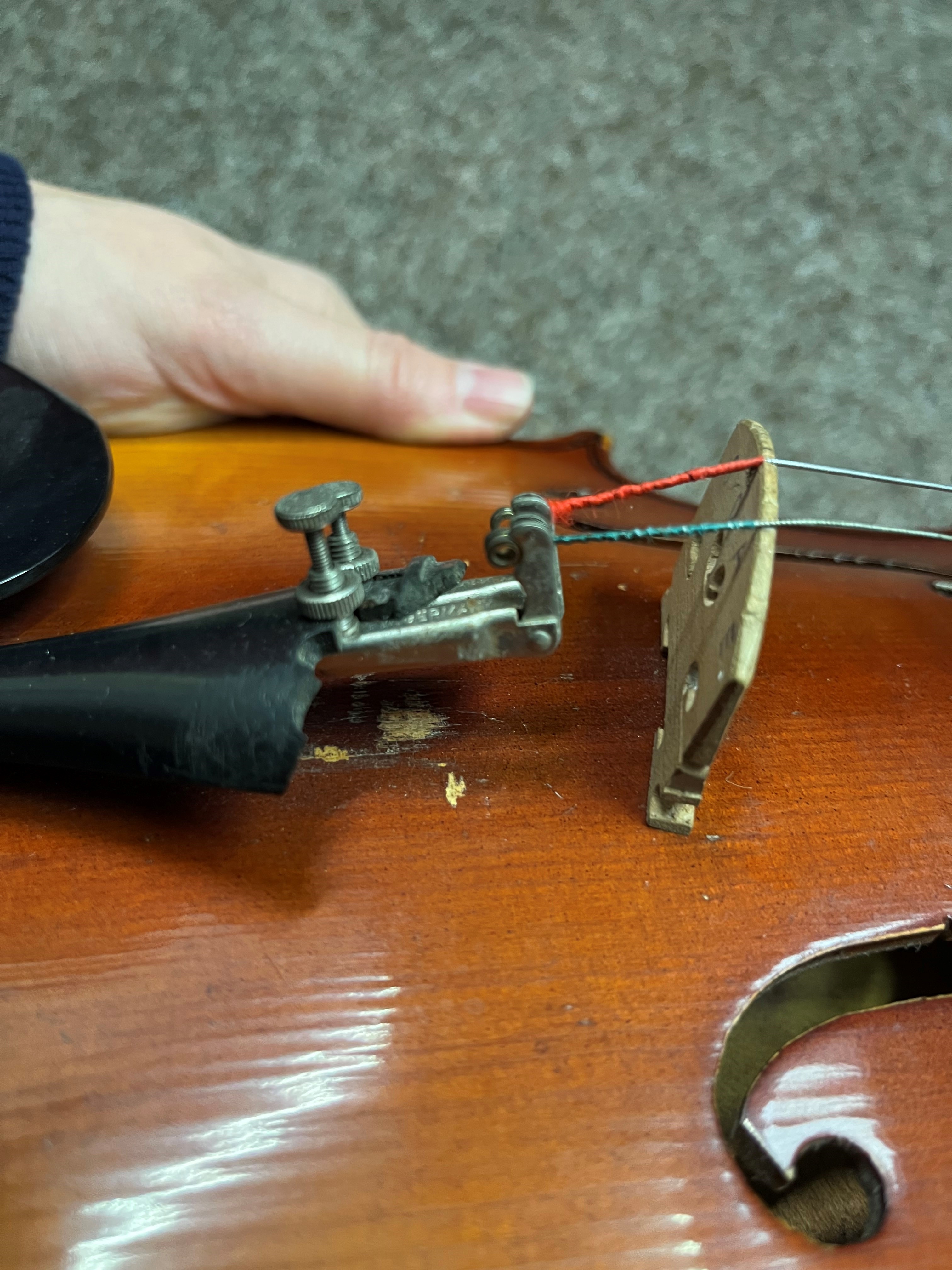 A 3/4 size Violin and Bow - Image 4 of 4