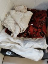 Antique table cloths and vintage lace