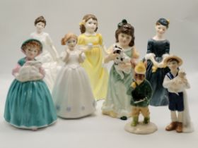 x8 Royal Doulton figurines