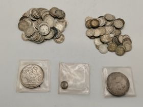 Assorted pre-1920 silver coinage