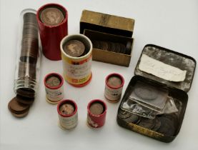 Assorted copper coinage and tokens, British and foreign, 17th Century and later