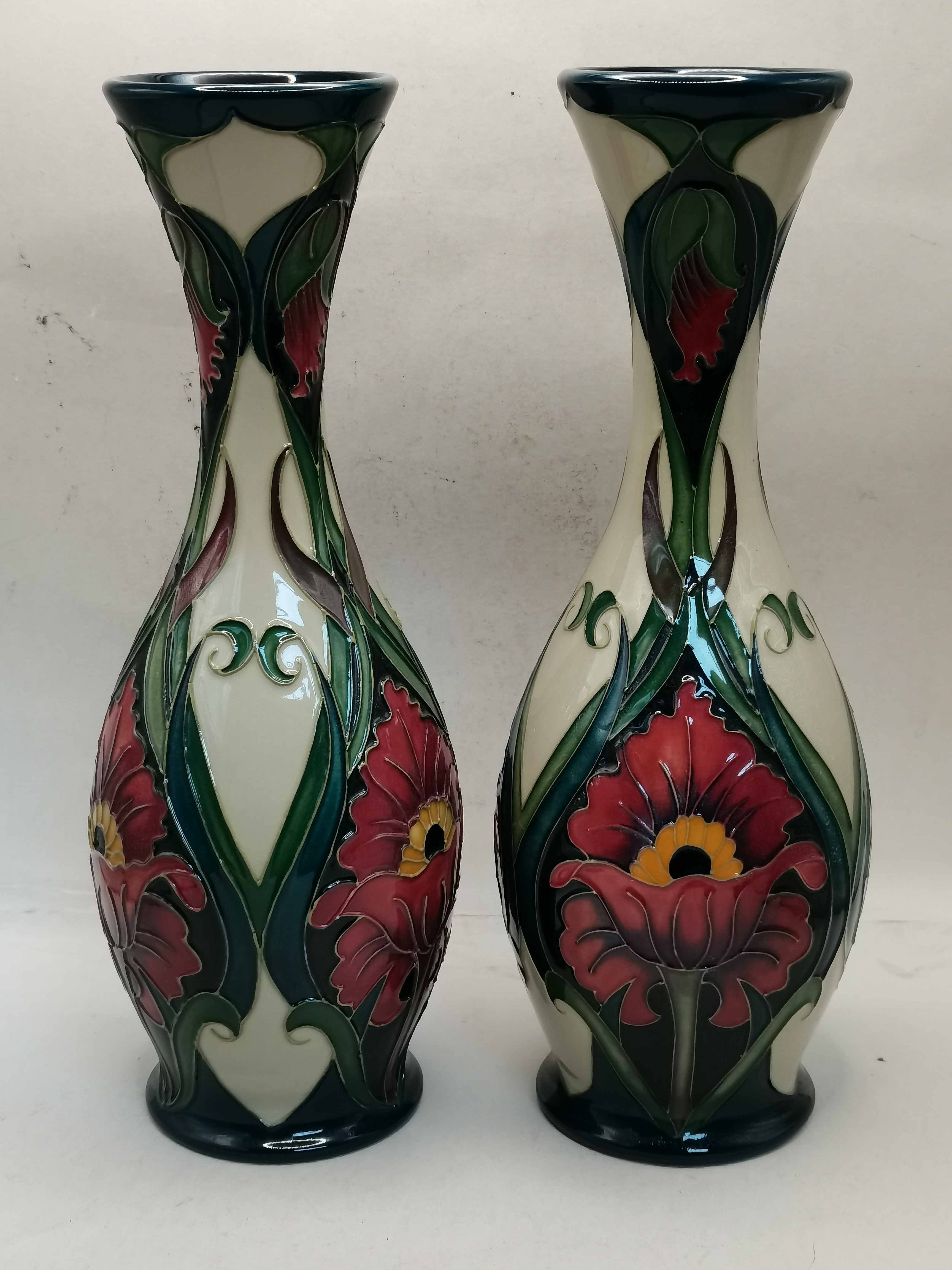 A pair of Moorcroft vases - Image 2 of 3