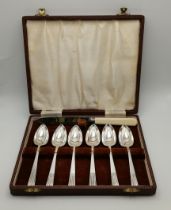A collection of silver-plated flatware