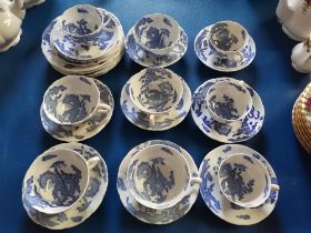 A Quantity of "Palagin Stafordshire" Plates Cups and Saucers