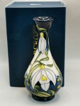 A small Moorcroft 'Diana's Favourite' vase