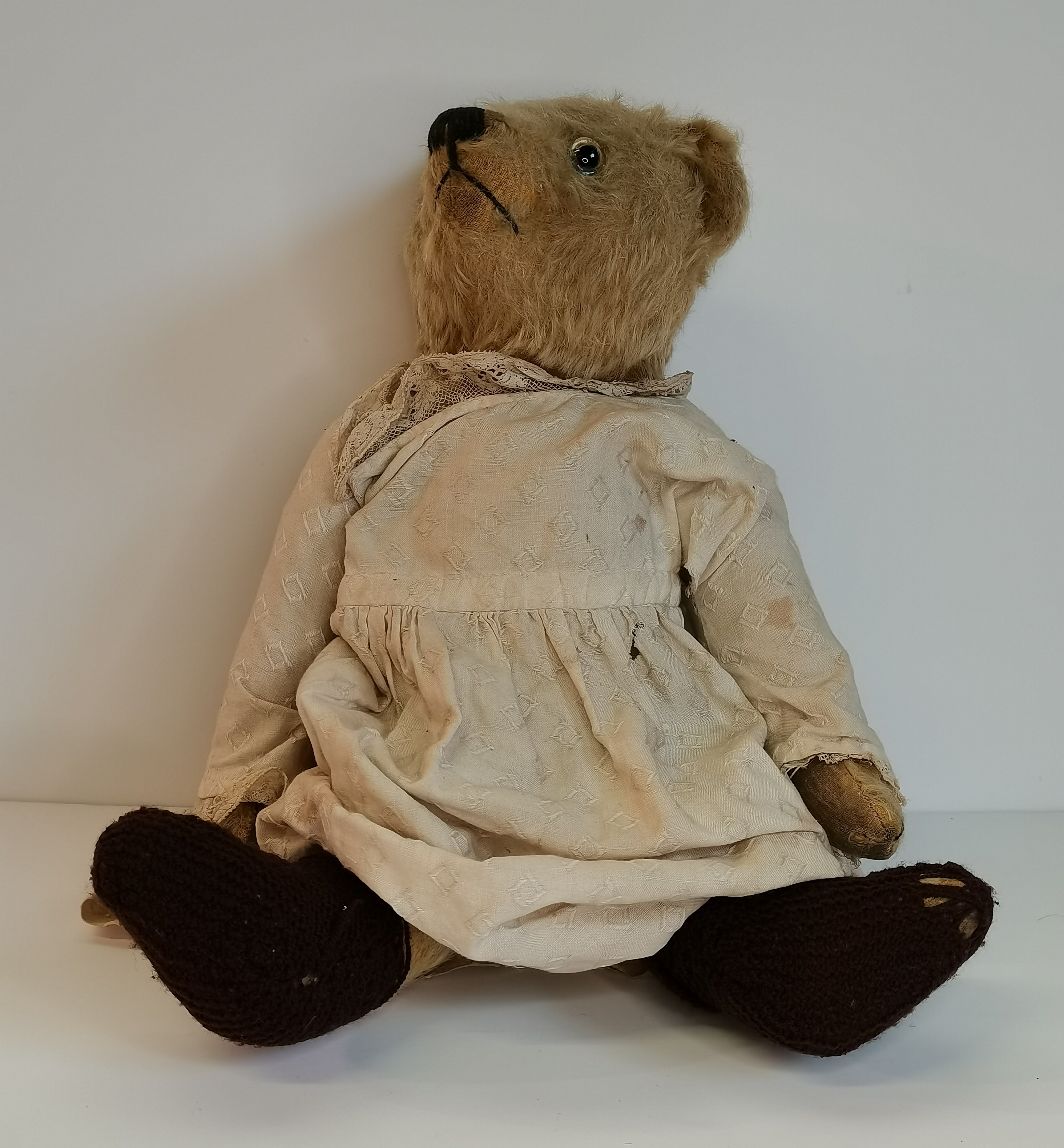 Old Teddy Bear plus Antique Elephant pyjama case - Image 2 of 4