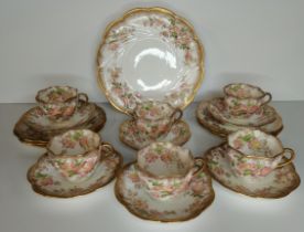 Queens China G Warrilow & Sons England Porcelain Tea set