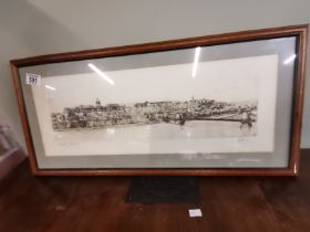 Signed Limited edition 17/100 Etching of Budapest