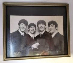 Signed photo of the Beatles
