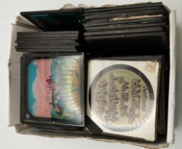 Antique Magic lantern glass slides