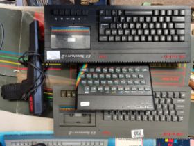 2 x Sinclair 128K ZX Spectrum +2 plus ZX spectrum plus Sinclair Light phaser