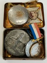 A small group of miscellaneous medals, medallions, etc.