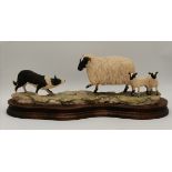 Border Fine Arts figure on wooden stand