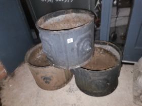 Cast iron planters