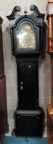 Antique 8 day Brass Arch Dial (G & H 1765) Oak Grandfather clock