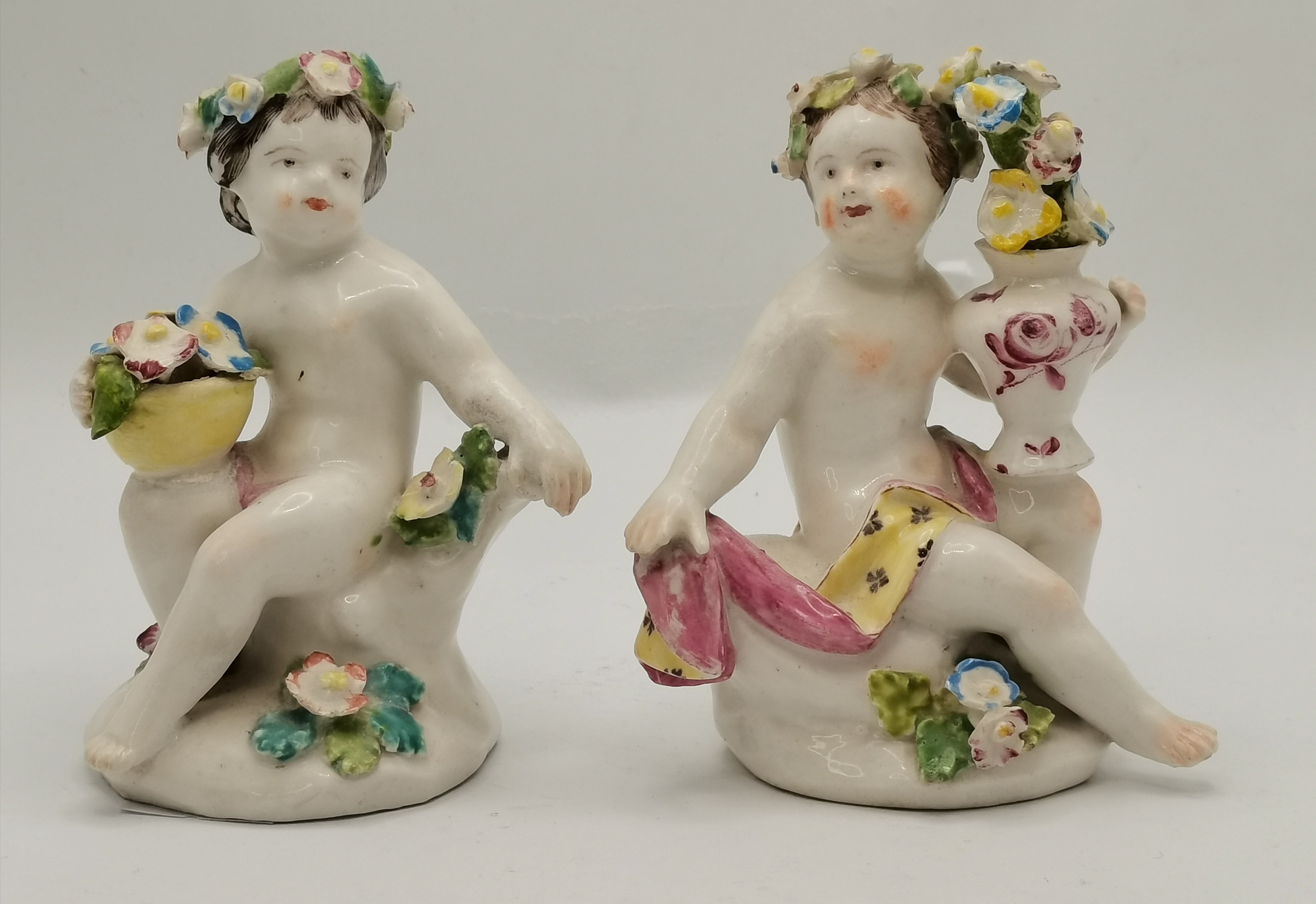 2 x sets of continental porcelain figures - Image 4 of 4