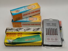 1970s vintage gadgets in original boxes