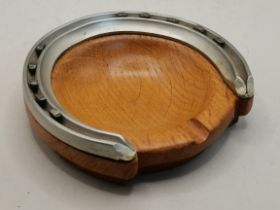 A Yorkshire oak ash tray