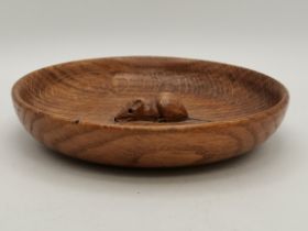Robert Thompson, a Mouseman oak nut dish