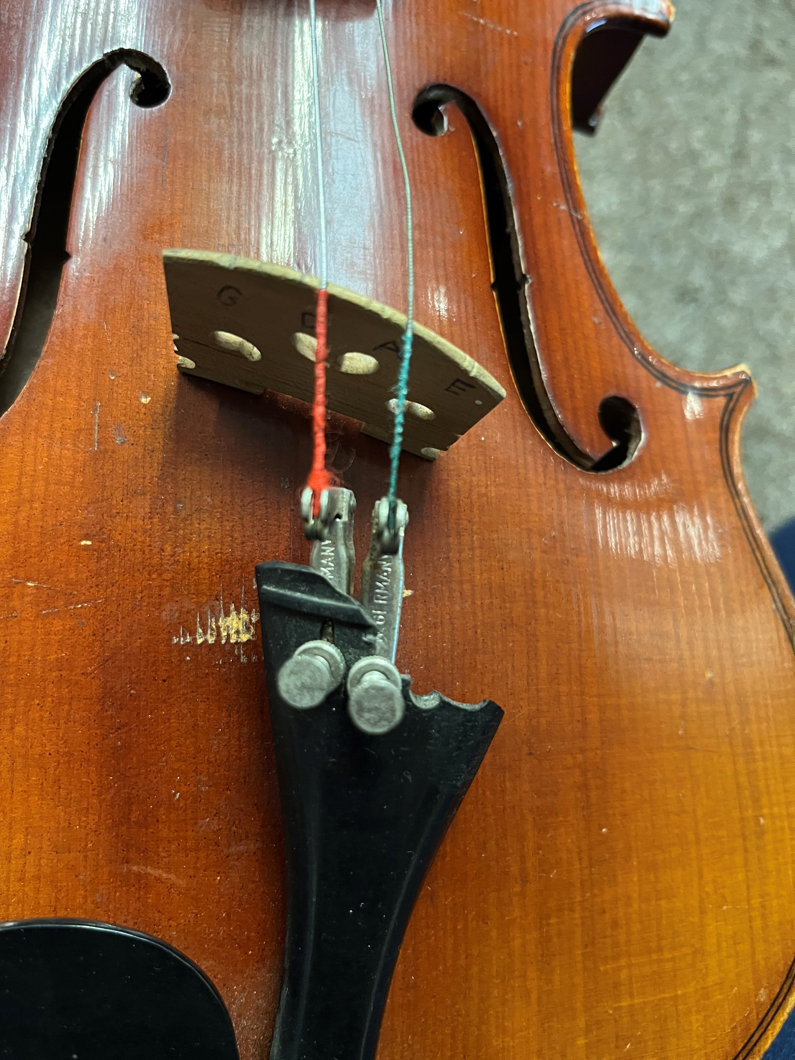 A 3/4 size Violin and Bow - Image 2 of 4