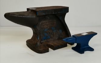 Anvil marked "record" and smaller Anvil