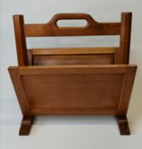 Robert Thompson, a Mouseman oak magazine rack