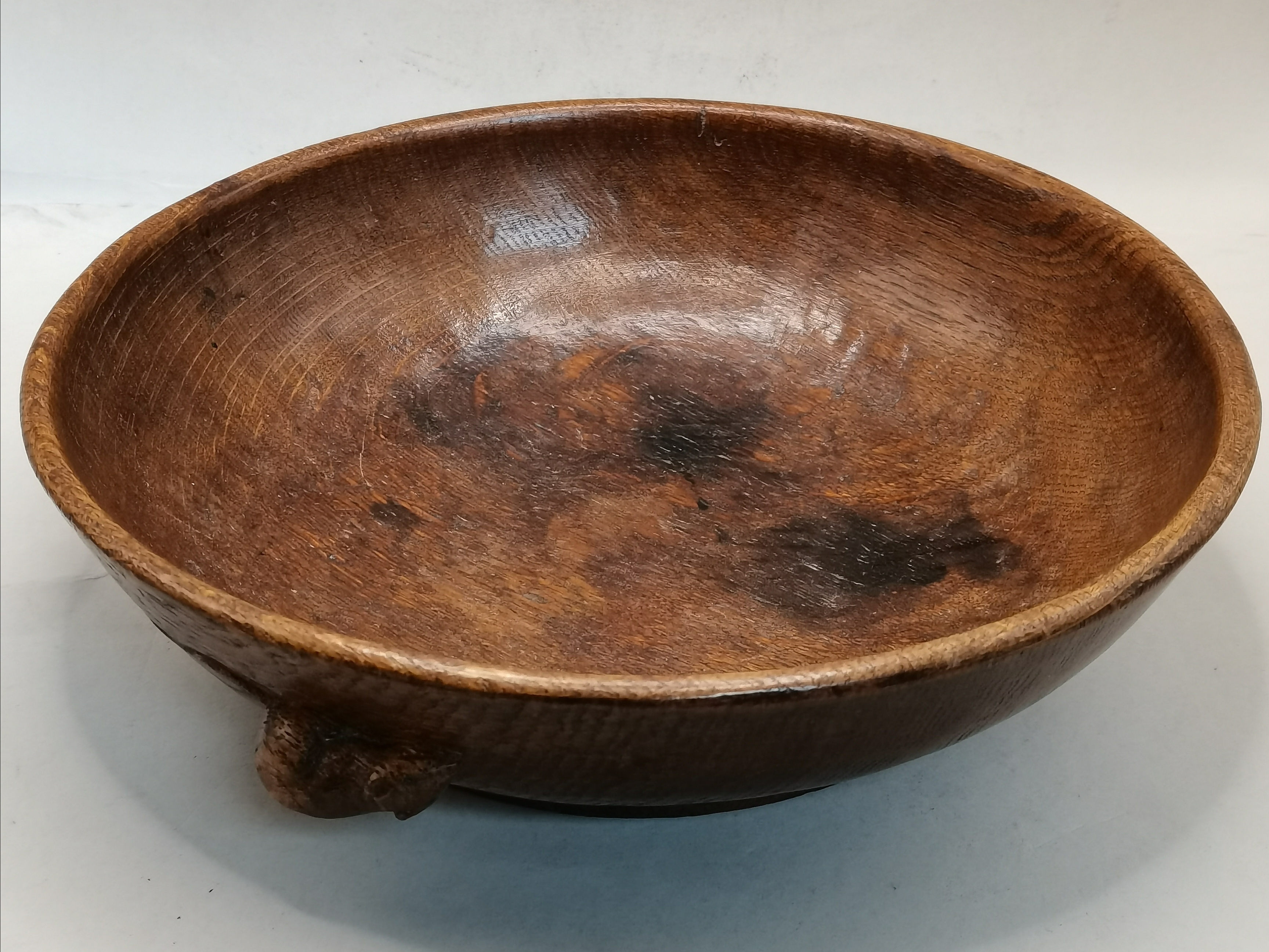 Robert Thompson, a Mouseman oak fruit bowl - Image 2 of 5