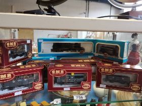 10 Boxes of Airfix Railway rolling stock and Engines