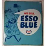 Automobilia: A double-sided Esso enamel sign, 20th Century