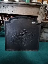 Vintage Cast Iron fire back