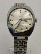 A gent's Sekonda steel bracelet wristwatch