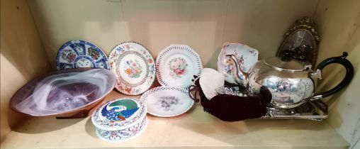 Collection of plates, bowls etc