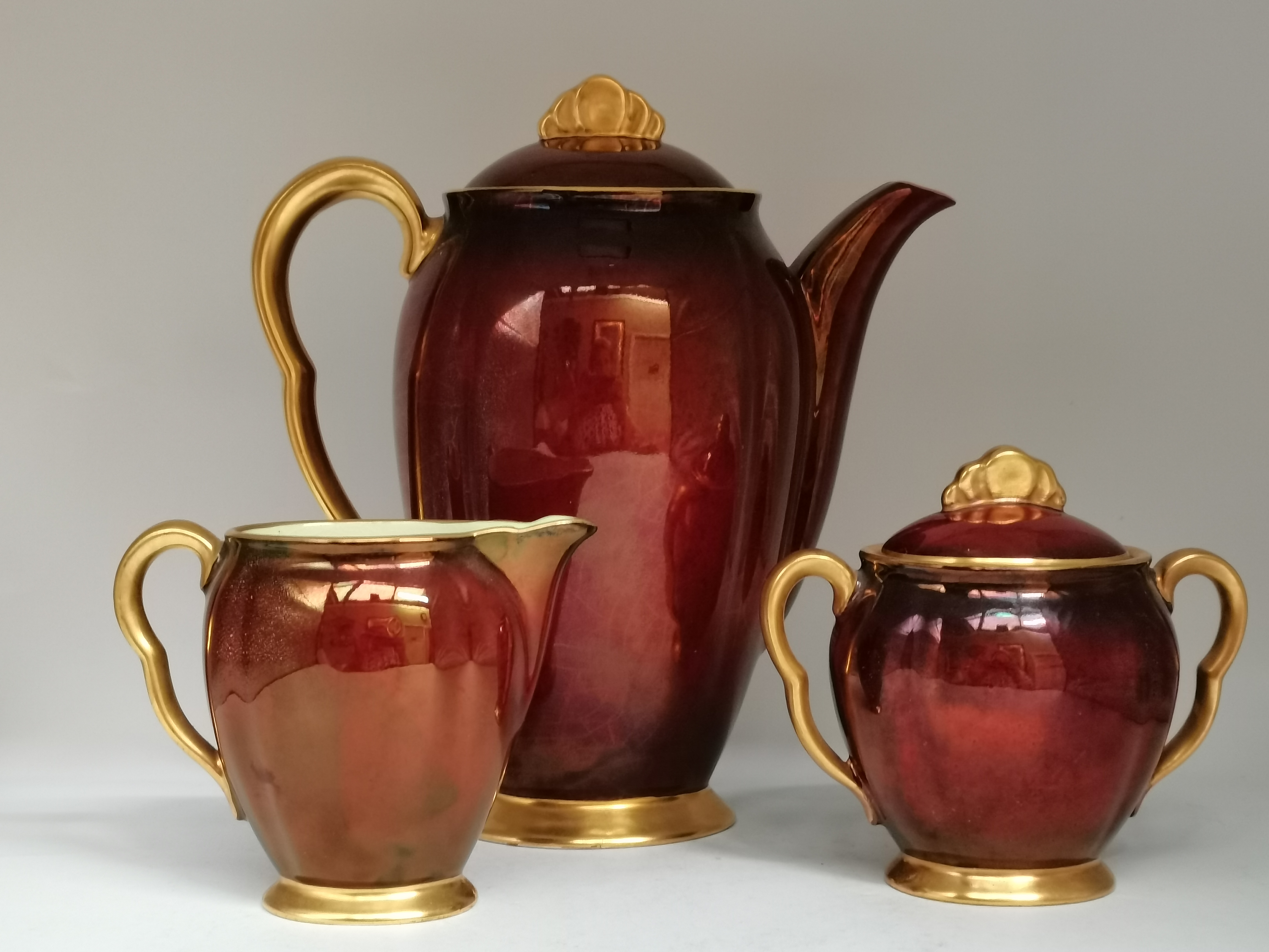 Large collection of Carltonware Rouge Royale items - Image 6 of 9