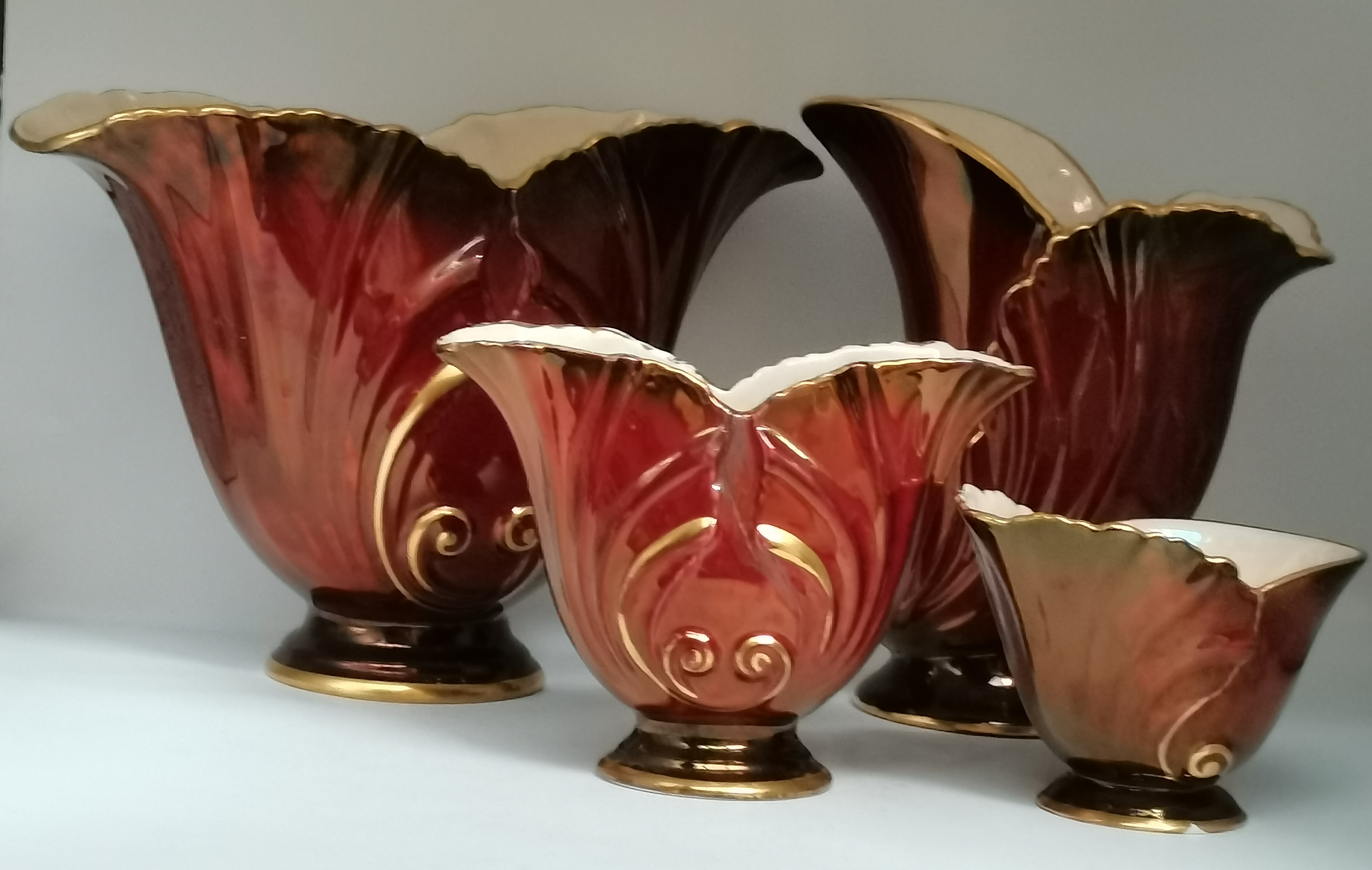 Large collection of Carltonware Rouge Royale items - Image 4 of 9