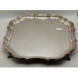 A George V large silver salver