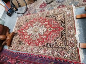A multicolore rug 2.4m x 1.5m