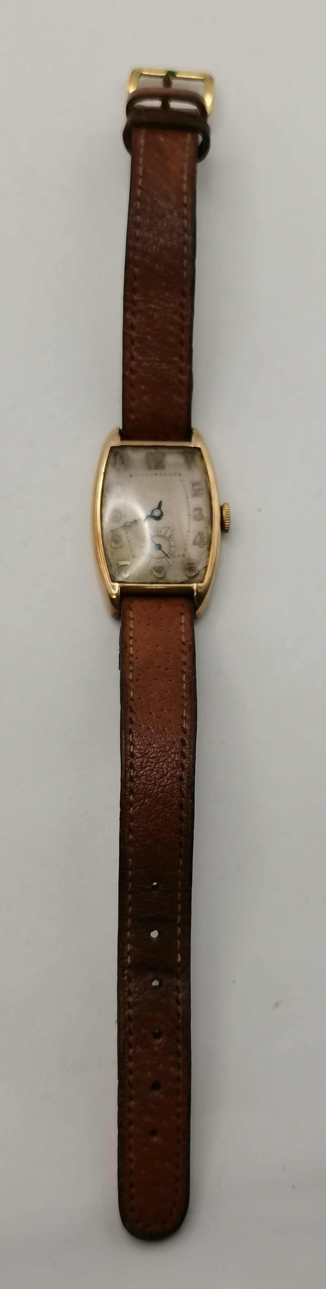9ct Gold vintage Gents wrist Watch