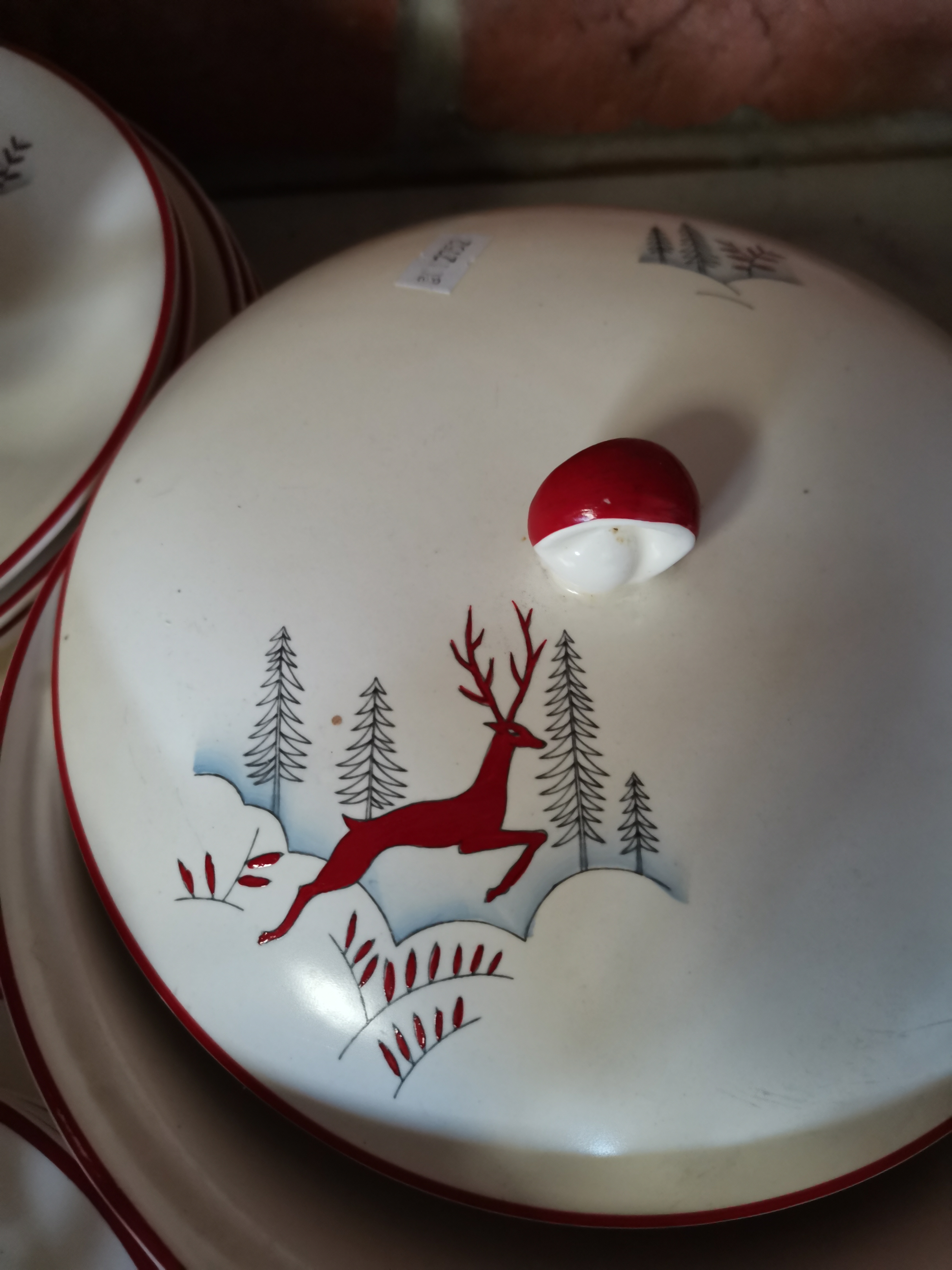 Crown Devon Stockholm 1950's Leaping Deer Dinner Service - Image 2 of 3