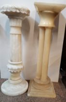 x2 Alabaster Pillars