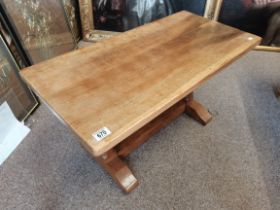 A Yorkshire oak coffee table