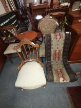 3 x Antique nursing chairs
