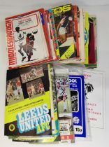 Over 70 Football Programmes, Home and Aways