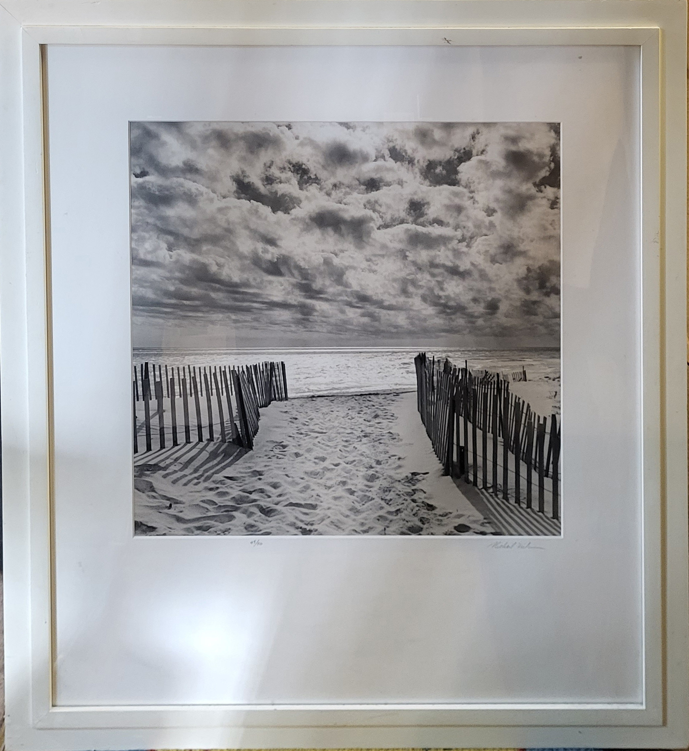 MICHAEL KHAN, AMERICAN, A PAIR OF SIGNED BLACK AND WHITE PHOTOGRAPHIC LANDSCAPE PRINTS Limited - Image 2 of 6