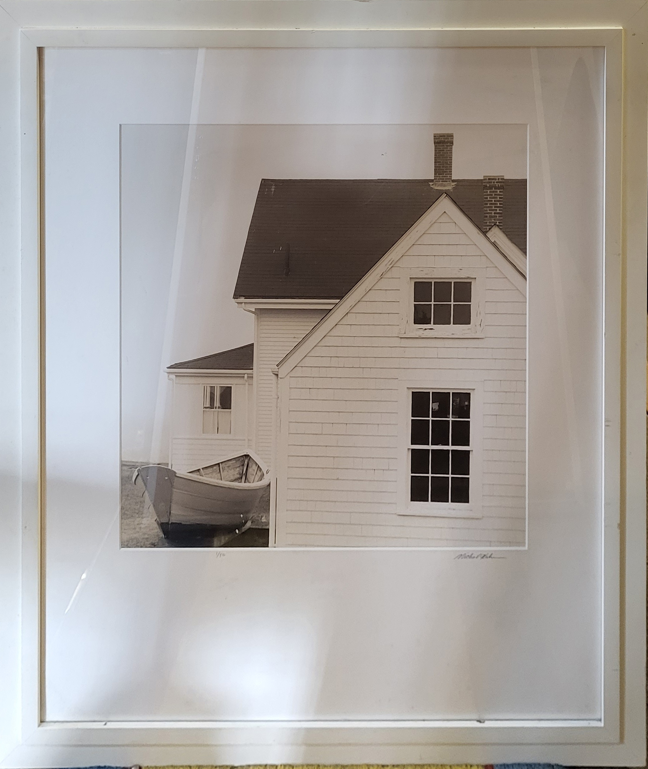 MICHAEL KHAN, AMERICAN, A PAIR OF SIGNED BLACK AND WHITE PHOTOGRAPHIC LANDSCAPE PRINTS Limited - Image 5 of 6