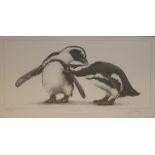 GARY HODGES, BN 1954, A NEAR PAIR OF SIGNED LIMITED EDITION PRINTS Titled ‘High Kicking’ (728/995)