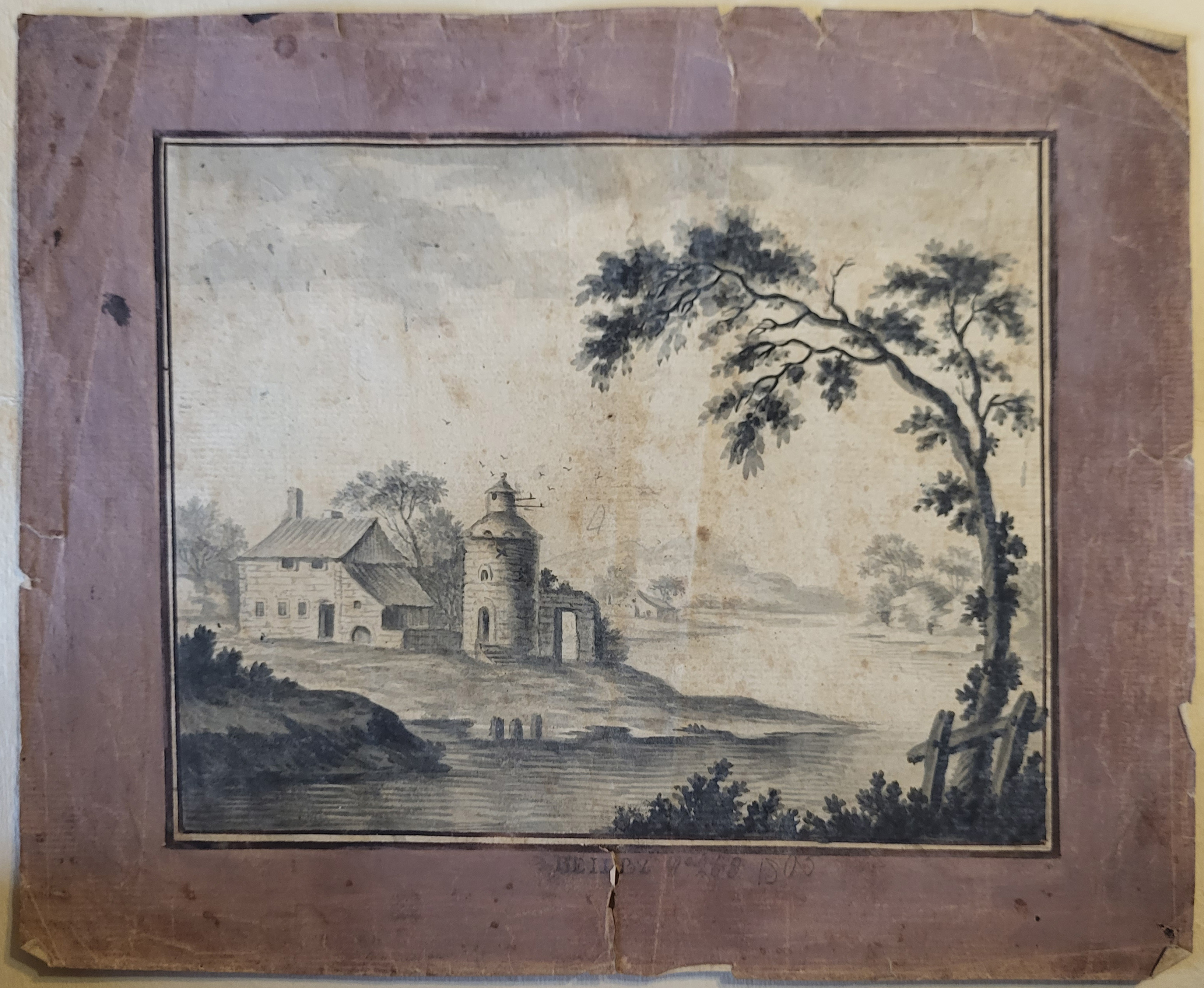 WILLIAM BEILBY, 1740 - 1819, A COLLECTION OF SEVEN EARLY GEORGIAN AND GEORGE III PERIOD LANDSCAPE - Image 4 of 7