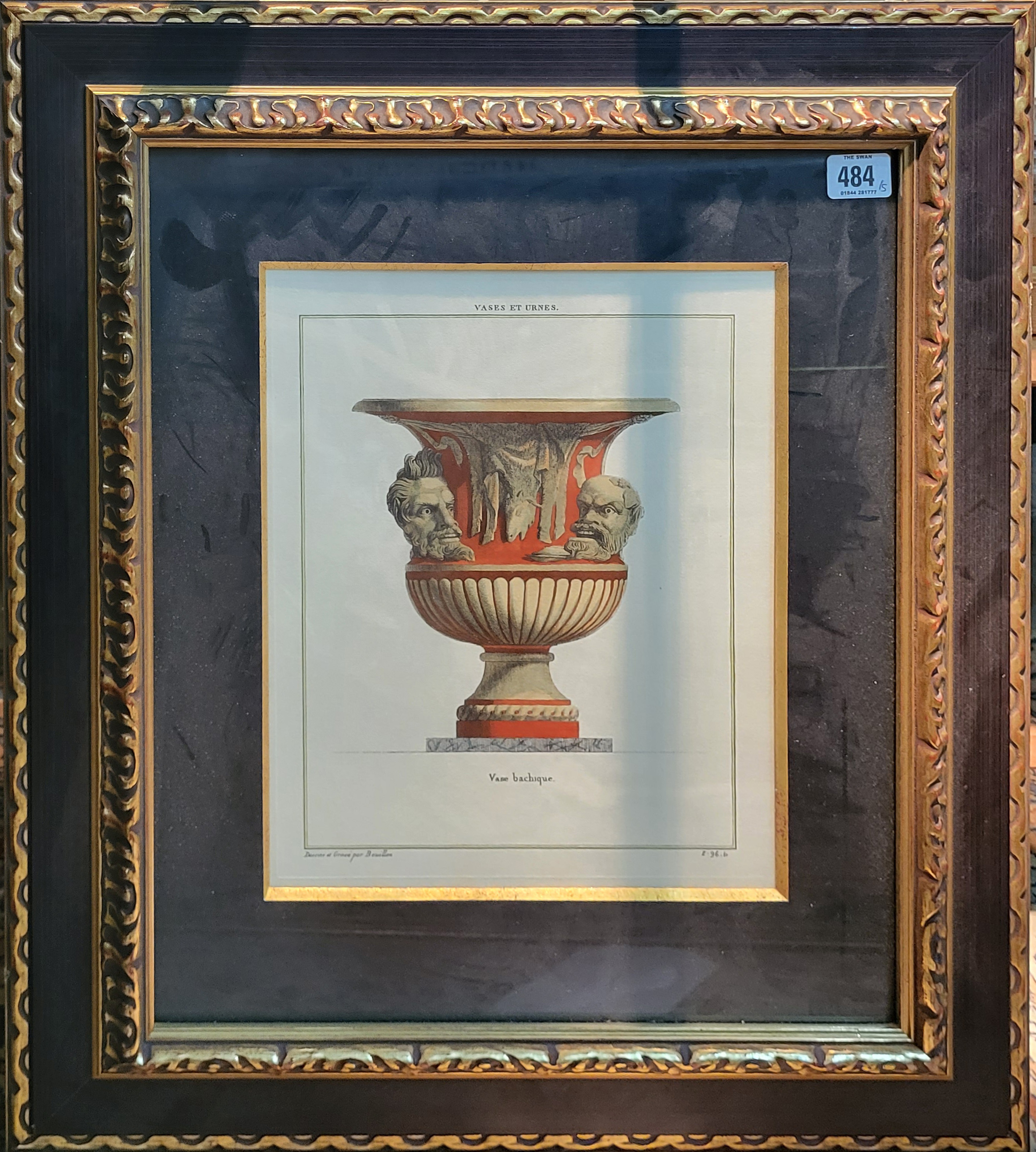 A CLASSIC ARCHITECTURAL PRINT Together with three similar, gilt framed, also included is a print - Bild 5 aus 5