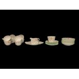 MINTON, A HADDON HALL PATTERN BONE CHINA TEA SERVICE FOR EIGHT Designed by Wadsworth, pattern no:
