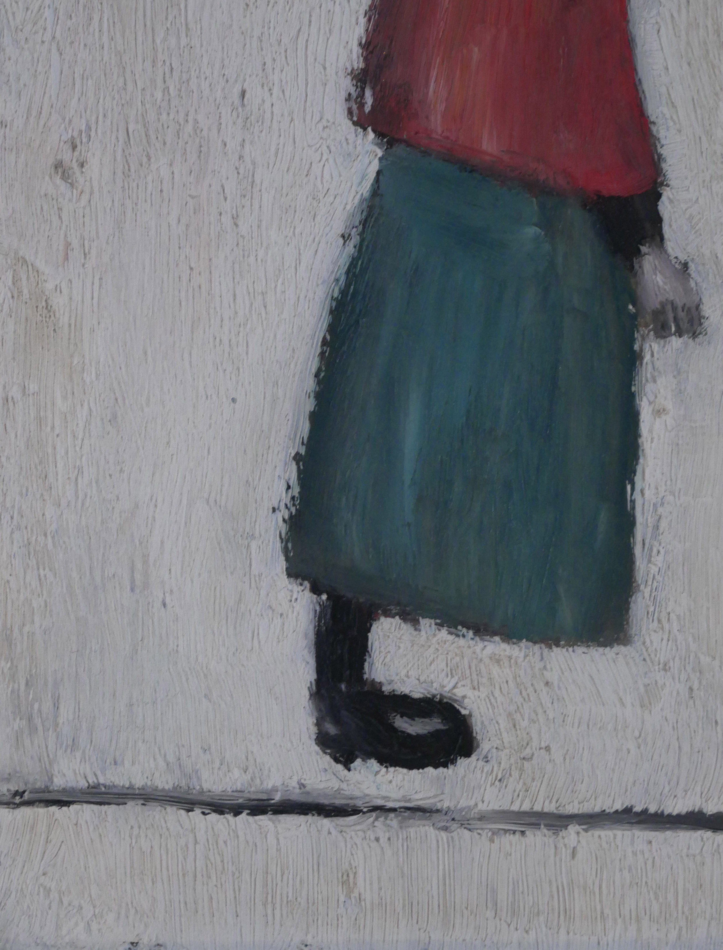 LAWRENCE STEPHEN LOWRY R.A., BRITISH, 1887 0 1976, OIL ON BOARD Titled 'Lady in Waiting', signed and - Image 12 of 41