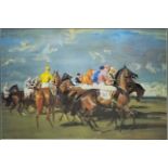 AFTER ALFRED MUNNINGS, 1878 - 1959, TWO 20TH CENTURY SPORTING SPRINTS Titled 'After The Race' and '